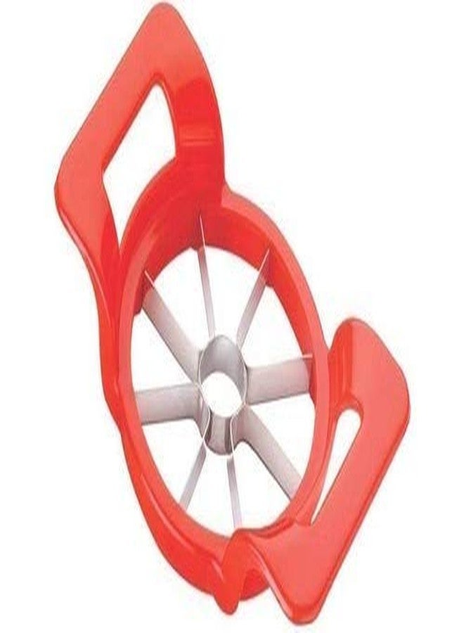 LSARI Apple Cutter/Slicer with 8 Blades Heavy Plastic and Stainless Steel Blades Fruit Slicer Pack of 1 - Image 1